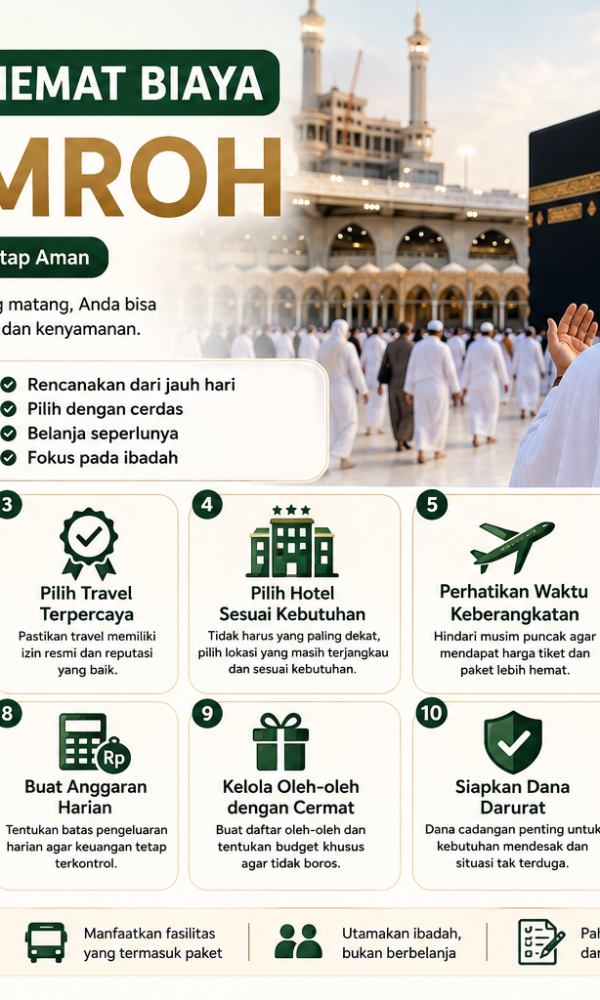 Tips Menghemat Biaya Saat Umroh