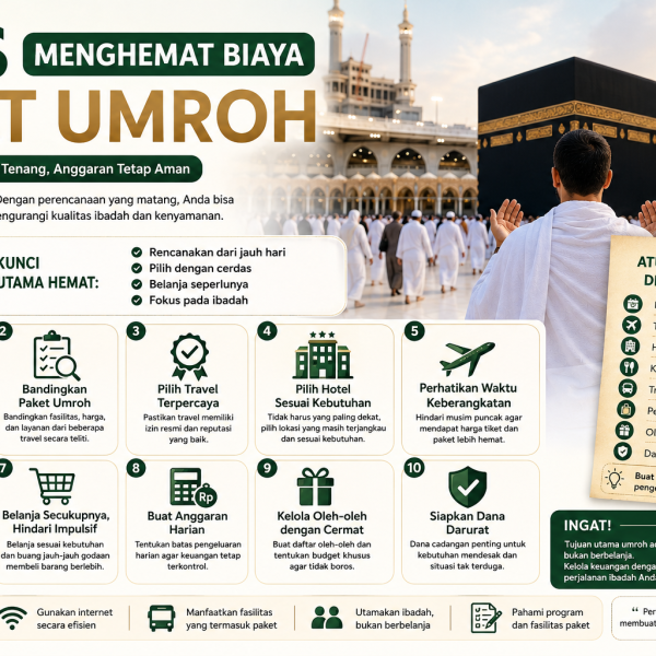 Tips Menghemat Biaya Saat Umroh
